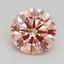 2.70 Ct. Fancy Intense Pink Round Lab Grown Diamond