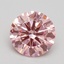 1.85 Ct. Fancy Intense Pink Round Lab Grown Diamond