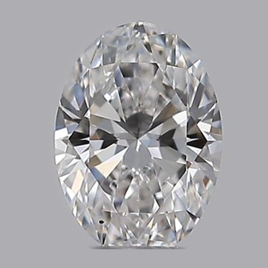 Oval diamond — real photo