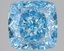 3.09 Ct. Fancy Vivid Blue Cushion Lab Grown Diamond