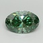 2.01 Ct. Fancy Vivid Green Oval Lab Grown Diamond