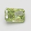 1.04 Ct. Fancy Vivid Green Radiant Lab Grown Diamond