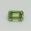 0.34 Ct. Fancy Vivid Green Emerald Lab Grown Diamond