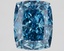 2.71 Ct. Fancy Vivid Blue Cushion Lab Grown Diamond