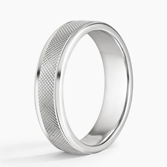 Maverick 5.5mm Wedding Ring in Platinum