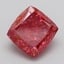 3.51 Ct. Fancy Vivid  Pink Cushion Lab Grown Diamond