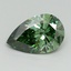 1.07 Ct. Fancy Vivid Green Pear Lab Grown Diamond