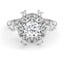 Custom Particia Halo Diamond Ring