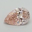 2.01 Ct. Fancy Intense Pink Pear Lab Grown Diamond