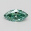 1.02 Ct. Fancy Vivid Pacific Green Marquise Lab Grown Diamond