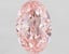 2.14 Ct. Fancy Pink Oval Lab Grown Diamond