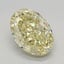 2.70 Ct. Fancy Yellow Oval Lab Grown Diamond