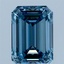 2.02 Ct. Fancy Vivid Blue Emerald Lab Grown Diamond