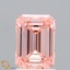 1.52 Ct. Fancy Intense Pink Emerald Lab Grown Diamond