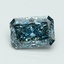 2.97 Ct. Fancy Vivid Blue Radiant Lab Grown Diamond