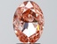 4.21 Ct. Fancy Intense Pink Oval Lab Grown Diamond