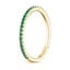 18K Yellow Gold Luxe Ballad Emerald Ring, smallside view