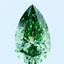 1.28 Ct. Fancy Vivid Green Pear Lab Grown Diamond