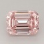 1.56 Ct. Fancy Intense  Pink Emerald Lab Grown Diamond