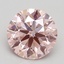 1.51 Ct. Fancy Intense Pink Round Lab Grown Diamond