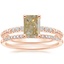14K Rose Gold Adeline Diamond Ring with Whisper Diamond Ring (1/10 ct. tw.)