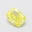 1.94 Ct. Fancy Intense  Yellow Cushion Lab Grown Diamond