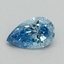 0.54 Ct. Fancy Vivid Blue Pear Lab Grown Diamond