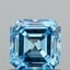 0.93 Ct. Fancy Vivid Blue Asscher Lab Grown Diamond