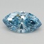 1.27 Ct. Fancy Vivid Blue Marquise Lab Grown Diamond