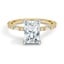 Custom Mixed Metal Baguette and Round Diamond Ring