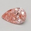 0.51 Ct. Fancy Vivid Pink Pear Lab Grown Diamond