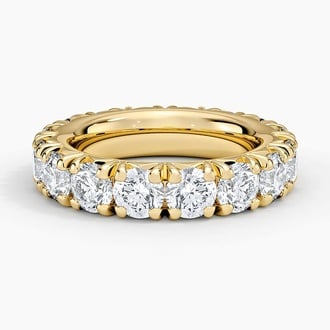 French Pavé Eternity Diamond Ring (5 ct. tw.)
