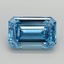 1.85 Ct. Fancy Vivid  Blue Emerald Lab Grown Diamond