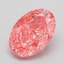2.10 Ct. Fancy Vivid Pink Oval Lab Grown Diamond