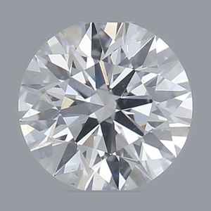 Round diamond — real photo
