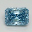 3.06 Ct. Fancy Vivid Blue Radiant Lab Grown Diamond