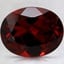10.1x8mm Red Oval Garnet