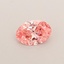 0.30 Ct. Fancy Vivid Pink Oval Lab Grown Diamond