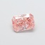 0.98 Ct. Fancy Intense  Pink Radiant Lab Grown Diamond
