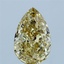 1.91 Ct. Fancy Intense Yellow Pear Lab Grown Diamond