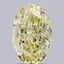 2.00 Ct. Fancy Intense Yellow Oval Lab Grown Diamond