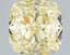 1.59 Ct. Fancy Intense  Yellow Cushion Lab Grown Diamond