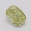 0.82 Ct. Fancy Brownish Greenish Yellow Cushion Diamond