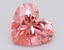 1.05 Ct. Fancy Vivid Pink Heart Lab Grown Diamond