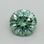 0.7 Ct. Fancy Vivid Pacific Green Round Lab Grown Diamond