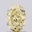 1.07 Ct. Fancy Yellow Oval Lab Grown Diamond