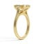 Bezel Three Stone Ring, smallside view
