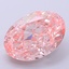 4.03 Ct. Fancy Vivid  Pink Oval Lab Grown Diamond
