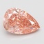 6.10 Ct. Fancy Vivid Pink Pear Lab Grown Diamond