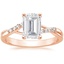 14K Rose Gold Chamise Diamond Ring (1/15 ct. tw.), smalltop view